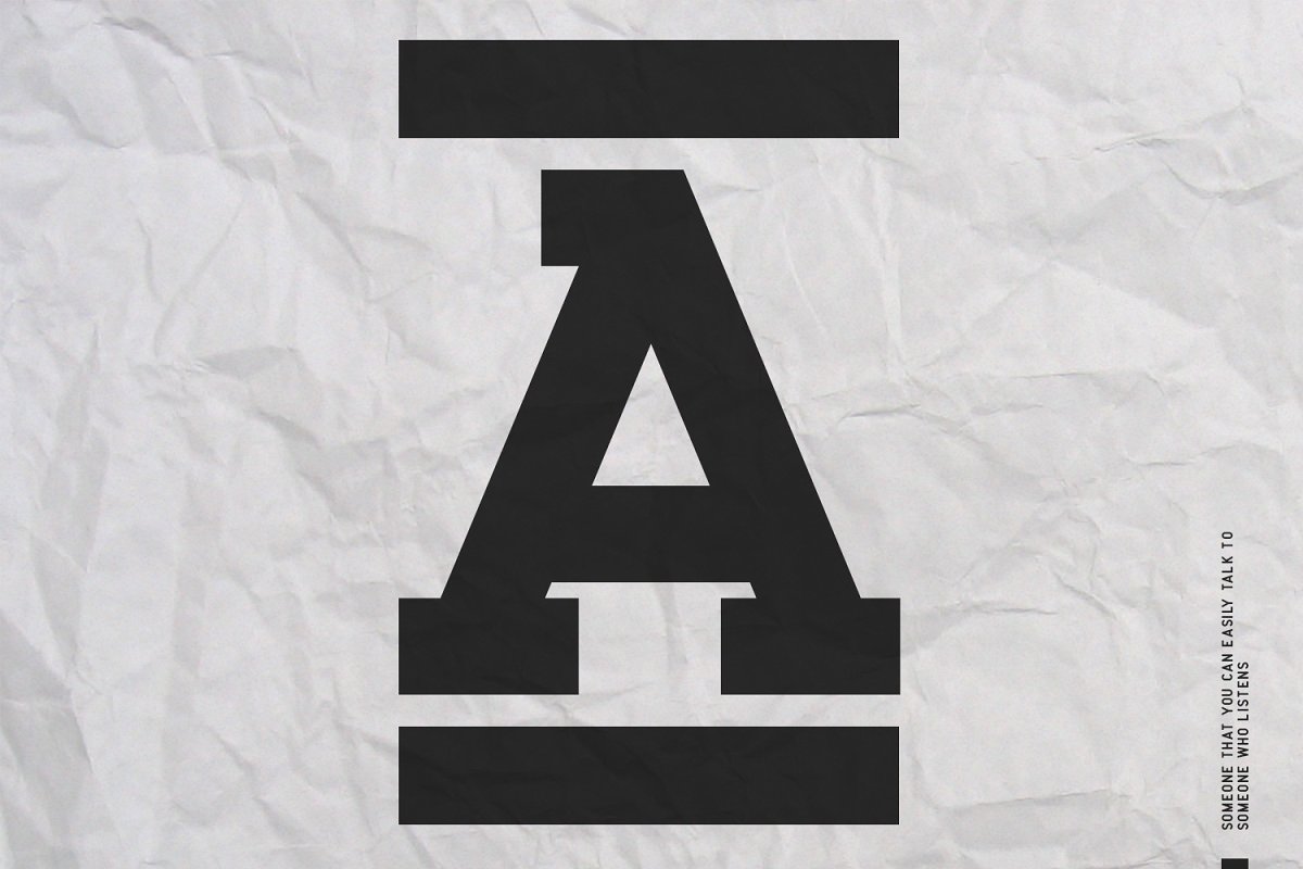 Пример шрифта Ace Serif Light